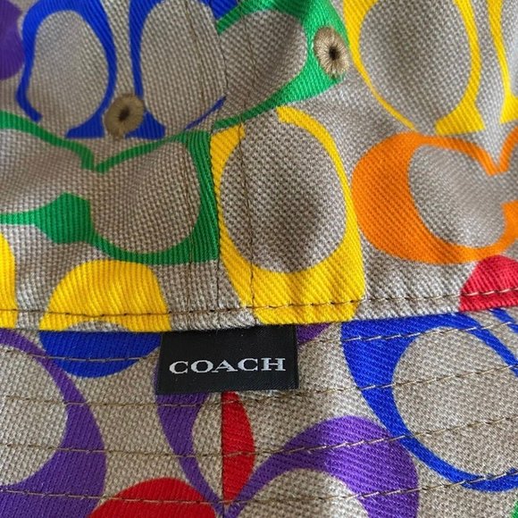 coach rainbow signature Bucket Hat C9122 - Picture 5 of 9